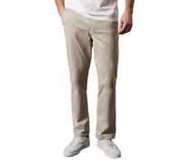 Maine Premium Chino Trousers, 36R, Natural