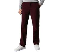 Maine Men's Premium Corduroy Chino Trousers in Burgundy | Size: 34S Maine Burgundy 34S