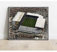 Maine Road Stadium Aerial Shot Manchester City : Huge Classic Photo Poster : 30"x24"