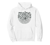 Maine Rooted Native Resident Tree Roots Apparel Pullover Hoodie