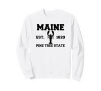 Maine Souvenir Lobster Est 1820 Vacationland for Men Women Sweatshirt