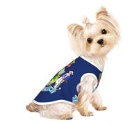 Maine State Flag Print Lightweight Dog Vest, Cat Sleeveless Shirt, Breathable Mesh Design for Summer Walking and Play