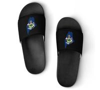 Maine State Flag Slippers for Indoor Outdoor