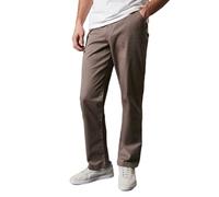 Maine Taupe Brown Premium Chino Trousers, 40R, Taupe