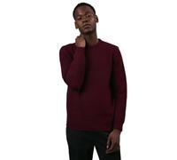 Maine Tuck Stitch Yoke Crew Neck Jumper, XXL, Burgundy