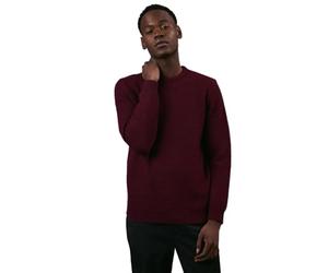 Maine Tuck Stitch Yoke Crew Neck Jumper, XXL, Burgundy