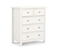 Maine White Chest With 3+2 Drawers