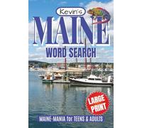 Maine Word Search Puzzle Book: Word Searches with Easy to Read, Large Print about Maine, Cities & Towns, Lobsters, Travel and More! | 6 x 9 inches | 110 pages | 55 Puzzles