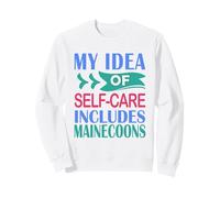MaineCoon Funny My Idea of Self-Care Includes MaineCoons Sweatshirt