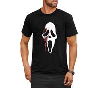 Mainfini Halloween Shirts for Men Funny Novelty Print Patterns T-Shirt Adult Pumpkin Man Skeleton Short Sleeve Crewneck Comfortable Party L