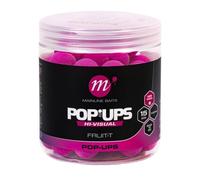 Mainline Baits Hi-Viz Bright Purple Pop Ups 15mm Fruit-T 250ml | Carp Fishing Floating Bait | Reliable Buoyancy | Bright Colour | High Leakage | Double Strength Flavour | Ideal for Winter Fishing