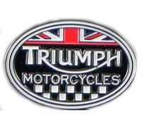 Mainly Metal Black Art Deco Pin Badge (T)