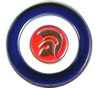 Mainly Metal Black Metal Enamel Pin Badge Brooch MOD Scooter Trojan Skinhead