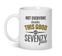 Mainly Mugs 75th Birthday Gifts for Men Mug Keepsake for Women Coffee Mug