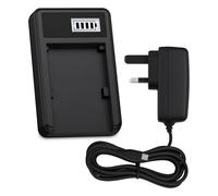 Mains Battery Charger for Panasonic Lumix DMC-TZ27, DMC-TZ31, DMC-TZ35, DMC-TZ36, DMC-3D1, DMC-ZX1, DMC-ZX3 Camera - Replacement for Charger DE-A65 / DE-A66 for DMW-BCG10E Battery