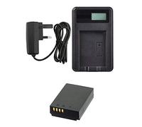 Mains Charger and Battery for Canon EOS 100D, EOS M, EOS M10, EOS M100, EOS M2, EOS M200, EOS M50 and M50 Mark II, EOS Rebel SL1, PowerShot SX70 HS Camera - Charger for LP-E12 Battery