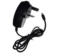 Mains Power Adapter Compatible with Classic Groov-e Groove CD Discman Player Mk 1, 1 amp PSU, Micro USB cable, Speedy 5v Output, Worldwide Use 100v to 240v 50Hz/60Hz (Black)