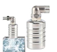 Mains Pressure Pond Float Valve,304 Stainless Steel Fully Automatic Water Leve-l Control Float Valve, Automatic Float Valve for Water Tank Sink Tower Controller Tank Water