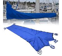 Mainsail Boom Cover - 420D Oxford Fabric, Waterproof Outdoor Sailboat Cover, Windproof Anti-UV Sunshade for Sail Stack