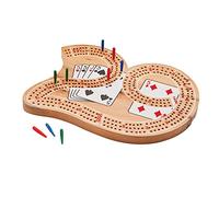 Mainstreet Classics Wooden 29" Cribbage Board Game Set - Board Game - Age 8+