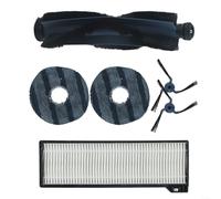 Maintain Optimal Suction and Mopping Performance with Roller Brush 2 Side Brushes Filter and 2 Cloths for Eufy X10 Pro and For Omni Units