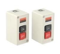 Maintained ON/Off 3P 3-Phase 30A 3.7 kW Power Pushbutton Switch for TBSP-330 Industrial Control Panel, Plastic and Metal Construction
