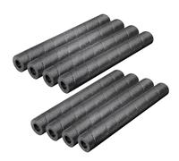 MAINTEEE 8 Pcs Pipe Foam Wrap 15.7 Inches Black Foam Pipe Protection Wrap Multi-Purpose Soft Foam Tubing for Outdoor Indoor Water Pipe Round Core