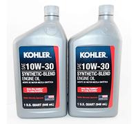 Maintenance 2 PK Kohler Engine 10W30 Synthetic Blend Motor Oil 1 Quart Bottles 25 357 65s Y