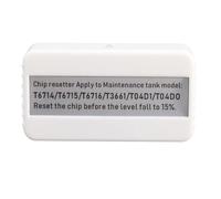 Maintenance Chip Resetter, Waste Ink Box Chip Resetter with ABS Housing and T6714 Chip, to Use Chip Resetter for WF C8190 C8690 C869R Printers, Includes Protective