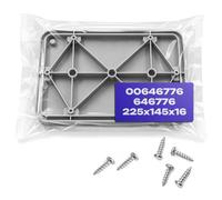 Maintenance Flap Dryer 225 x 145 x 16 mm Service Flap Replacement with Original Code 00646776 646776 for Bosch Dryers Series 6 Series 8 Maxx 7 for Siemens Series IQ300 IQ500 IQ700 IQ800