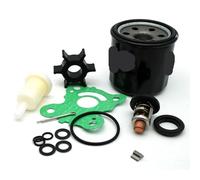 Maintenance Kit Marine Outboard Water Pump Repair With Thermostat Fuel Filter Oil Filter Gasket For 15HP 20HP BF15D BF20D