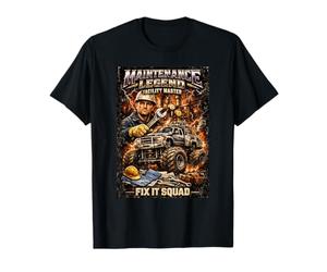 Maintenance Legend Facility Master Fix It Squad 90s Bootleg T-Shirt