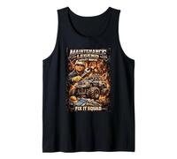 Maintenance Legend Facility Master Fix It Squad 90s Bootleg Tank Top