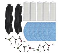 Maintenance Parts for Laresar Evol 3 Robot Vacuum Cleaner Including Mop Pads, Side Brushes, and Filters to Keep the Device Working at Best Performance (C)