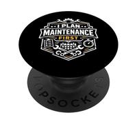 Maintenance Planning Mindset Emblem for Reliability Pros PopSockets Adhesive PopGrip