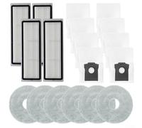 Maintenance Set for Cecotec for CONGA X100 and for X-TREME Robots, Includes Premium Filters, Reusable Mop Cloths and Hygienic Dust Bags, for Homes with Pets, Easy to Install(B)