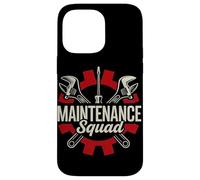 Maintenance Squad Technician Reliable Support Crew Work Fun Case for iPhone 14 Pro Max