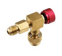 Maintenance Switch Detection Tool with Safety Valve for Air Conditioners Using R410 R22 Metal Build and Anti Slip Knob (B)