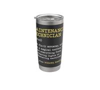 Maintenance Technician The fix-it mr Dictionary Definition Stainless Steel Insulated Tumbler