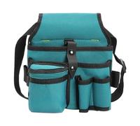 Maintenance Tool Pouch Gardening Waist Bag Multi Pockets for DIY | Oxford cloth lightweight sturdy; 2 big pockets multi small holders 2 hammer loops; adjustable belt; zipper pouch