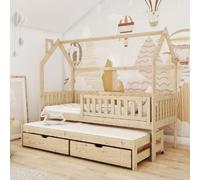 mainz wooden day bed without mattress and trundle in pine