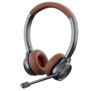 MAIRDI Wireless Headset, Bluetooth Headset With Microphone Noise Canceling & USB Dongle for PC, On Ear Headphone 40hrs Working Time for Computer Teams Zoom Office