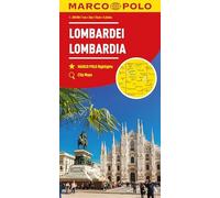 MAIRDUMONT - Lombardy Marco Polo Map North Italian Lakes - microform - H31z