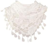 MAIRY Catholic Chapel Mantilla Mass Lace Spanish Head Scarf Religious Orthodox Church Wedding Veil (White) 148004
