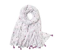 MAIRY Ladies Scarves Retro Soft Lightweight Large Flower Neckerchief Infinity Scarfs Women's Scarves & Wraps Hijab, 266