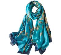 MAIRY Silk Women Scarf Satin Lightweight Ladies Shawls and Wraps Multifunctional Large Scarfs Fashion Beach Wraps and Cover Ups - 180083