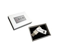 Maisie Moo Gifts Limited Mr & Mr Groom & Groom Civil Partnership Gay Wedding Silver 8GB Flash Drive USB Gift In Box