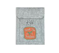 Maisie Moo Gifts Limited Personalised Trust The Process Motivational Weigh In Slimming Weight Loss Book Club Meeting Felt Pouch Bag Holder