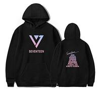 Maisley 2019 Unisex SEVENTEEN Hoodies S.COUPS JEONGHAN JOSHUA JUN HOSHI WONWOO WOOZI DK MINGYU THE8 SEUNGKWAN VERNON DINO Her Sweatshirt Sweaters Black