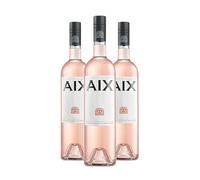 Maison AIX Coteaux d’Aix-en-Provence Rosé | French Rosé Wine | Grenache Syrah Cinsault | 12.5% ABV | 6 x 75cl | Elegant Provence Rosé